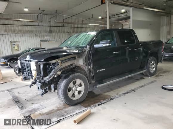 2019 Ram 1500 Big Horn с VIN 1C6SRFFT7KN910812, выставлен на аукционе Copart как лот 86246255 с пробегом 61 966 миль миль и Списание • Salvage title. История ставок и продаж доступна на DreamBid. Изображение 1.