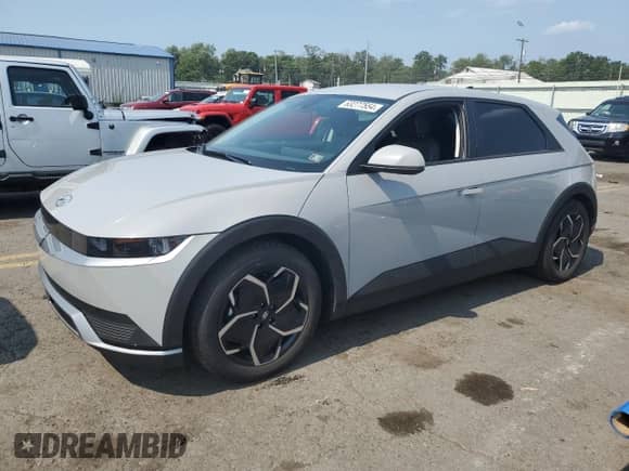 2022 Hyundai Ioniq 5 SEL z VIN KM8KNDAF0NU050090, wystawiony jako Copart lot #63277554 z przebiegiem 14 423 mil mil oraz Szkoda całkowita • Salvage title. Historia ofert i sprzedaży dostępna na DreamBid. Obrazek 1.