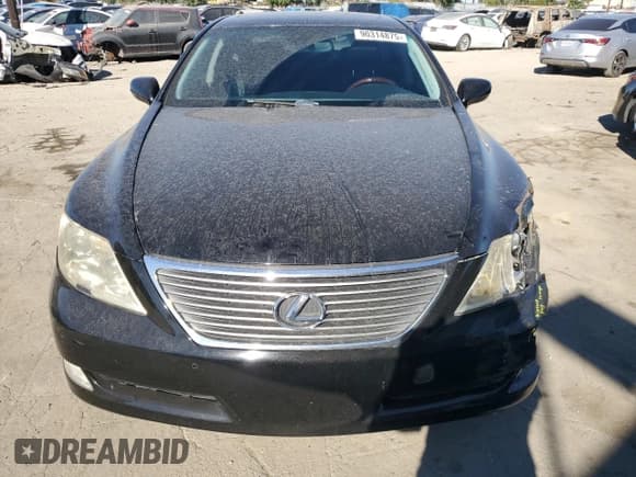 ✅ 2007 Lexus LS 460 • VIN: JTHBL46F975045923 • Lot: 90314875. Listed on Copart with Not provided. Free auction sales archive from the USA and detailed vehicle history report at DreamBid. Image 5.
