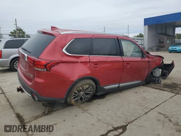 2017 Mitsubishi Outlander SE with VIN JA4AD3A32HZ052718, listed as a Copart auction lot 82469595 with 101,975 mi miles and Salvage title. Bid and sale history available at DreamBid. Image 3.