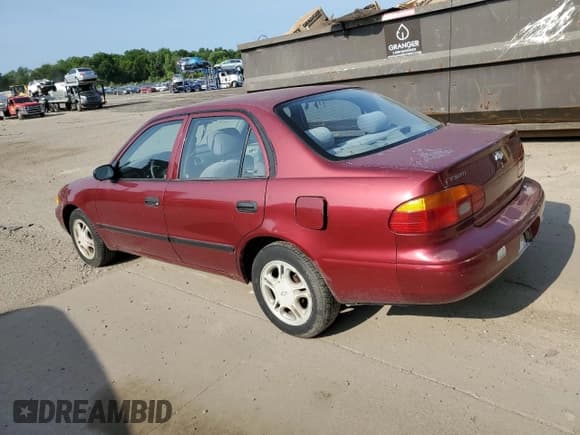 ✅ 2000 Chevrolet Prizm • VIN: 1Y1SK528XYZ406566 • Lot: 65529525. Listed on Copart with 99,870 mi. Free auction sales archive from the USA and detailed vehicle history report at DreamBid. Image 2.