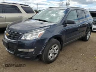 ✅ 2015 Chevrolet Traverse LS • VIN: 1GNKVFED9FJ116896 • Lot: 69812285. Wystawiony na Copart z przebiegiem 141 417 mil. Bezpłatny archiwum sprzedaży aukcyjnych z USA i szczegółowy raport historii pojazdu na DreamBid. Zdjęcie 1.