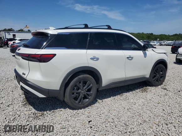 ✅ 2025 Infiniti QX60 • VIN: 5N1AL1FR5SC348607 • Lot: 53906965. Listed on Copart with 1,571 mi. Free auction sales archive from the USA and detailed vehicle history report at DreamBid. Image 3.