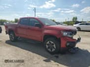 ✅ 2021 Chevrolet Colorado 4WD Z71 • VIN: 1GCGTDEN6M1109273 • Lot: 80064395. Listed on Copart with 39,500 mi. Free auction sales archive from the USA and detailed vehicle history report at DreamBid. Image 4.