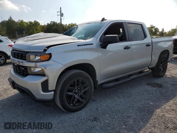✅ 2021 Chevrolet Silverado 1500 Custom • VIN: 1GCPYBEK5MZ357236 • Lot: 71229634. Wystawiony na Copart z przebiegiem 34 082 mil. Bezpłatny archiwum sprzedaży aukcyjnych z USA i szczegółowy raport historii pojazdu na DreamBid. Zdjęcie 1.