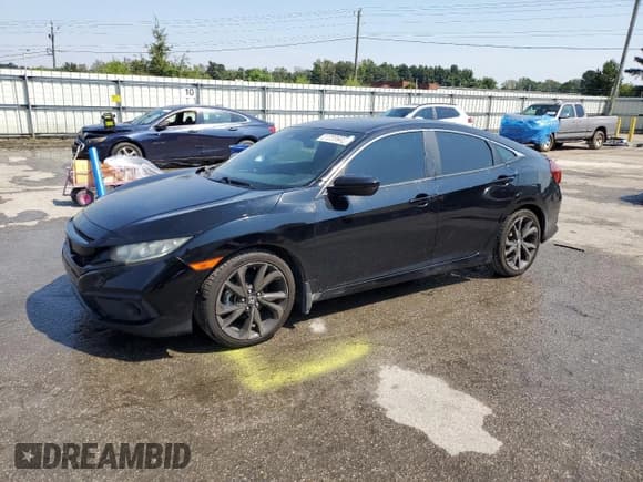 ✅ 2020 Honda Civic Sport • VIN: 19XFC2F88LE002049 • Лот: 81020645. Опубликован ранее на Copart с пробегом 76 088 миль. Бесплатный доступ к архиву аукционных продаж из США и подробный отчёт об истории автомобиля на DreamBid. Изображение 1.