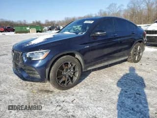 ✅ 2023 Mercedes-Benz GLC 43 AMG • VIN: W1N0J6EB3PG147322 • Lot: 41849755. Wystawiony na Copart z przebiegiem 4 160 mil. Bezpłatny archiwum sprzedaży aukcyjnych z USA i szczegółowy raport historii pojazdu na DreamBid. Zdjęcie 1.