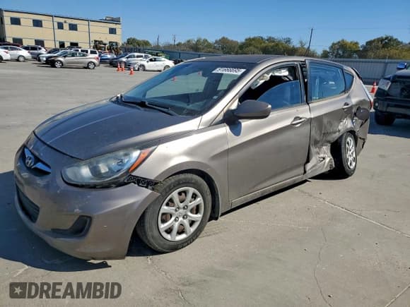 ✅ 2013 Hyundai Accent GS • VIN: KMHCT5AE4DU100673 • Lot: 91666695. Listed on Copart with 148,056 mi. Free auction sales archive from the USA and detailed vehicle history report at DreamBid. Image 1.