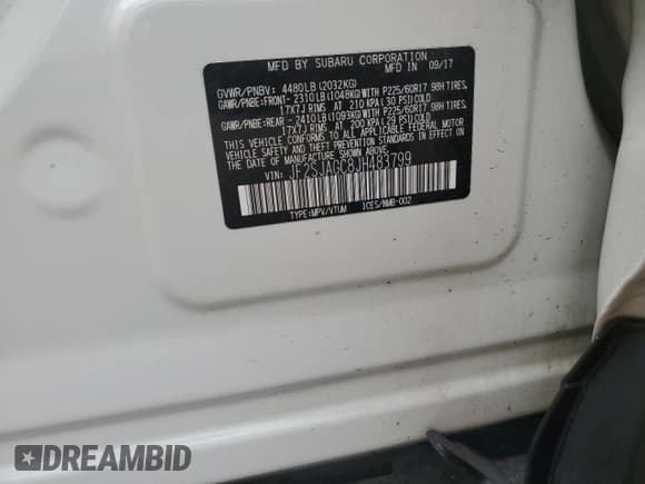 ✅ 2018 Subaru Forester Premium • VIN: JF2SJAGC8JH483799 • Lot: 66138385. Listed on Copart with 155,613 mi. Free auction sales archive from the USA and detailed vehicle history report at DreamBid. Image 12.