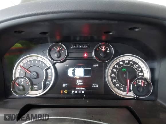 2019 Ram 1500 Big Horn with VIN 1C6RR6TT8KS712163, listed as a IAAI auction lot 43054785 with 134,018 mi miles and . Bid and sale history available at DreamBid. Image 7.