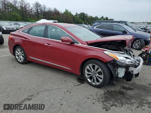 2013 Hyundai Azera with VIN KMHFG4JGXDA227071, listed as a Copart auction lot 57402424 with 53,424 mi miles and Non repairable. Bid and sale history available at DreamBid. Image 4.