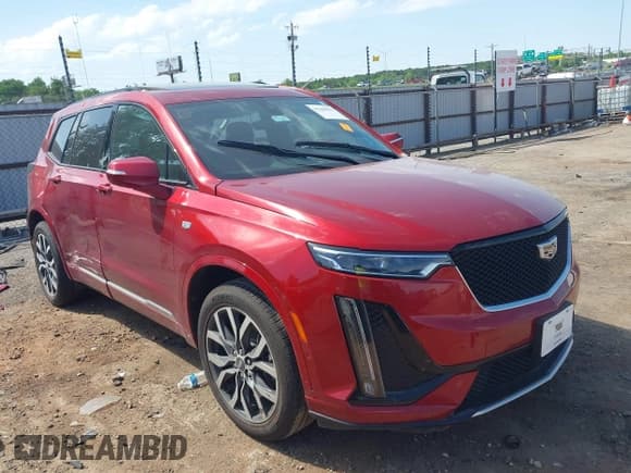 ✅ 2021 Cadillac XT6 Sport • VIN: 1GYKPGRS9MZ136205 • Lot: 39385075. Listed on IAAI with 48,886 mi. Free auction sales archive from the USA and detailed vehicle history report at DreamBid. Image 1.