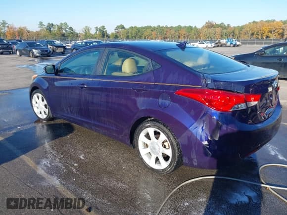 ✅ 2013 Hyundai Elantra GLS • VIN: 5NPDH4AE2DH268648 • Lot: 43615464. Listed on IAAI with 159,262 mi. Free auction sales archive from the USA and detailed vehicle history report at DreamBid. Image 3.