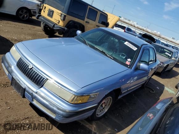 ✅ 1994 Mercury Grand Marquis LS • VIN: 2MELM75W2RX673361 • Лот: 50532025. Опубликован ранее на Copart с пробегом 53 851 миль. Бесплатный доступ к архиву аукционных продаж из США и подробный отчёт об истории автомобиля на DreamBid. Изображение 1.