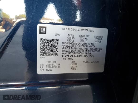 ✅ 2021 Cadillac XT4 FWD Premium Luxury • VIN: 1GYFZCR43MF055272 • Lot: 86995405. Listed on Copart with 25,531 mi. Free auction sales archive from the USA and detailed vehicle history report at DreamBid. Image 14.