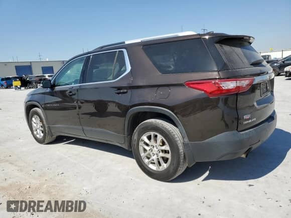 2018 Chevrolet Traverse LT Cloth with VIN 1GNERGKWXJJ137276, listed as a Copart auction lot 86170425 with 146,164 mi miles and Clean title. Bid and sale history available at DreamBid. Image 2.