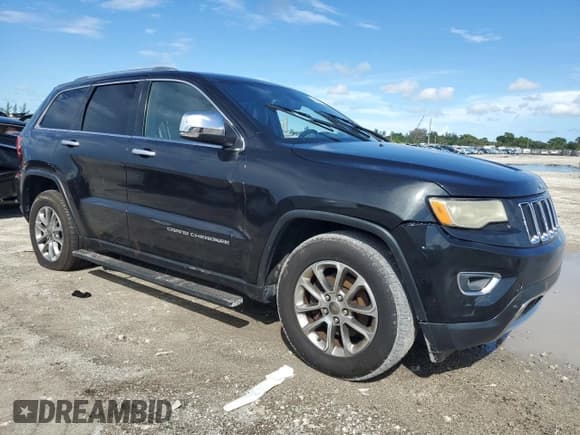 ✅ 2015 Jeep Grand Cherokee Limited • VIN: 1C4RJEBG9FC235399 • Lot: 84021815. Listed on Copart with 103,322 mi. Free auction sales archive from the USA and detailed vehicle history report at DreamBid. Image 4.