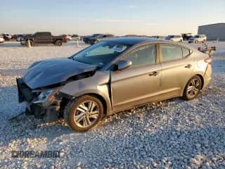 2019 Hyundai Elantra Value Edition with VIN KMHD84LF0KU736817, listed as a Copart auction lot 81884965 with 115,407 mi miles and Salvage title. Bid and sale history available at DreamBid. Image 1.