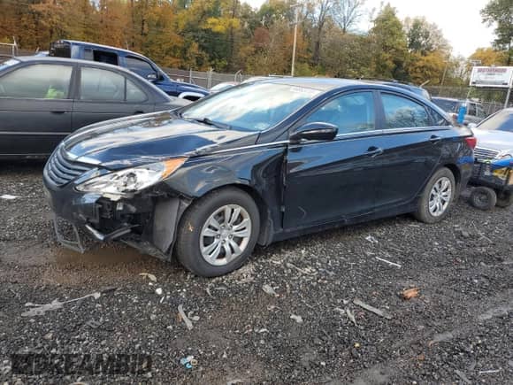 2012 Hyundai Sonata GLS with VIN 5NPEB4AC5CH462741, listed as a Copart auction lot 90863735 with 94,533 mi miles and Salvage title. Bid and sale history available at DreamBid. Image 1.