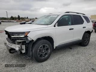 ✅ 2023 Honda Pilot TrailSport • VIN: 5FNYG1H61PB057378 • Lot: 83985165. Listed on Copart with 27,741 mi. Free auction sales archive from the USA and detailed vehicle history report at DreamBid. Image 1.