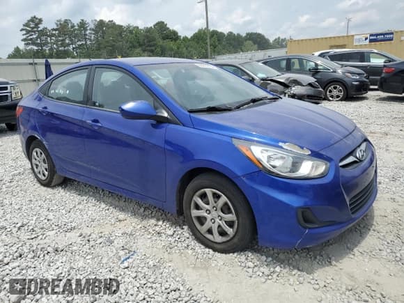 ✅ 2013 Hyundai Accent GLS • VIN: KMHCT4AE4DU389757 • Lot: 60220794. Listed on Copart with 127,330 mi. Free auction sales archive from the USA and detailed vehicle history report at DreamBid. Image 4.