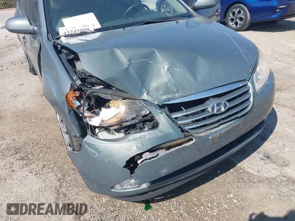 2010 Hyundai Elantra SE with VIN KMHDU4AD6AU870503, listed as a IAAI auction lot 43245088 with 207,474 mi miles and . Bid and sale history available at DreamBid. Image 6.