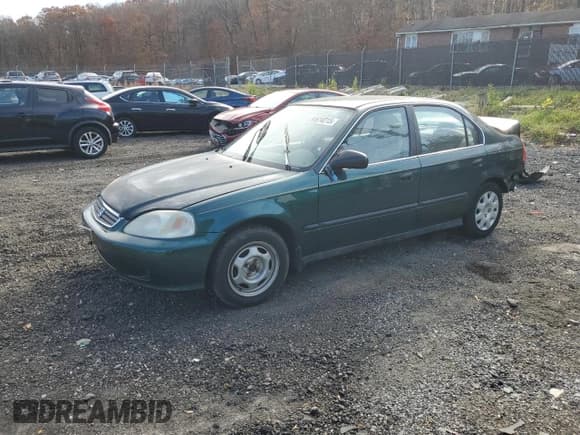 ✅ 2000 Honda Civic LX • VIN: 1HGEJ6678YL035147 • Лот: 91614215. Опубликован ранее на Copart с пробегом 150 902 миль. Бесплатный доступ к архиву аукционных продаж из США и подробный отчёт об истории автомобиля на DreamBid. Изображение 1.