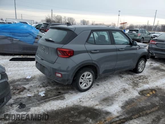 ✅ 2021 Hyundai Venue SE • VIN: KMHRB8A36MU090676 • Lot: 45121585. Listed on Copart with 78,344 mi. Free auction sales archive from the USA and detailed vehicle history report at DreamBid. Image 3.