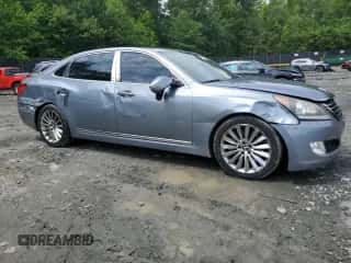 2014 Hyundai Equus Signature z VIN KMHGH4JH1EU081184, wystawiony jako Copart lot #57845265 z przebiegiem 79 518 mil mil oraz Szkoda całkowita • Salvage title. Historia ofert i sprzedaży dostępna na DreamBid. Obrazek 4.