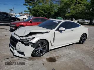 ✅ 2018 Infiniti Q60 Sport • VIN: JN1EV7EK0JM340319 • Лот: 72844634. Опубликован ранее на Copart с пробегом 142 441 миль. Бесплатный доступ к архиву аукционных продаж из США и подробный отчёт об истории автомобиля на DreamBid. Изображение 1.