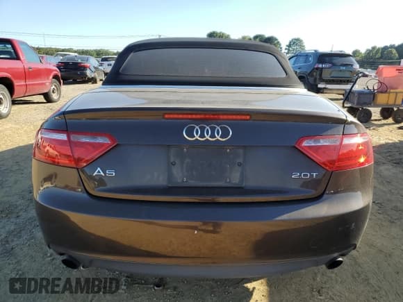 ✅ 2013 Audi A5 Premium • VIN: WAUAFAFH8DN007287 • Lot: 73890354. Listed on Copart with 118,679 mi. Free auction sales archive from the USA and detailed vehicle history report at DreamBid. Image 6.
