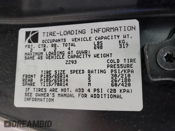 ✅ 2001 Saturn SC • VIN: 1G8ZP12881Z289924 • Лот: 90856305. Опубликован ранее на Copart с пробегом 99 502 миль. Бесплатный доступ к архиву аукционных продаж из США и подробный отчёт об истории автомобиля на DreamBid. Изображение 12.