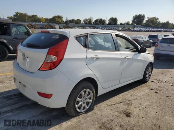 ✅ 2014 Hyundai Accent GS • VIN: KMHCT5AE4EU166240 • Lot: 70725364. Listed on Copart with 56,732 mi. Free auction sales archive from the USA and detailed vehicle history report at DreamBid. Image 3.