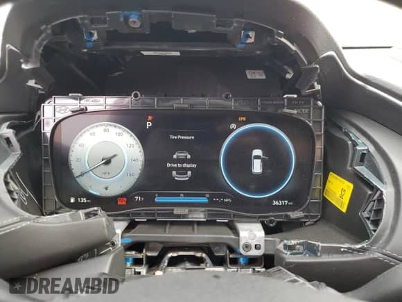 2022 Hyundai Santa Fe Calligraphy with VIN 5NMS54AL9NH477656, listed as a Copart auction lot 85307135 with 36,317 mi miles and Salvage title. Bid and sale history available at DreamBid. Image 9.