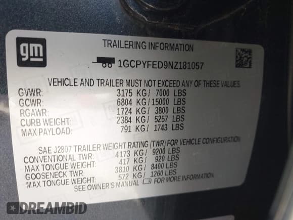 ✅ 2022 Chevrolet Silverado 1500 LT Trail Boss • VIN: 1GCPYFED9NZ181057 • Lot: 43574184. Wystawiony na IAAI z przebiegiem 25 856 mil. Bezpłatny archiwum sprzedaży aukcyjnych z USA i szczegółowy raport historii pojazdu na DreamBid. Zdjęcie 9.