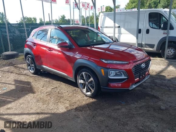 ✅ 2021 Hyundai Kona Ultimate • VIN: KM8K5CA56MU742791 • Лот: 43070025. Опубликован ранее на IAAI с пробегом 72 570 миль. Бесплатный доступ к архиву аукционных продаж из США и подробный отчёт об истории автомобиля на DreamBid. Изображение 1.