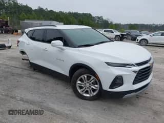2020 Chevrolet Blazer LT z VIN 3GNKBCRS7LS603556, wystawiony jako IAAI lot #41790107 z przebiegiem 91 208 mil mil oraz . Historia ofert i sprzedaży dostępna na DreamBid. Obrazek 1.