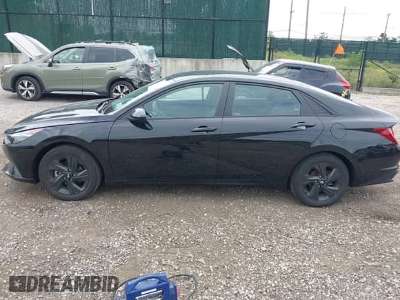 2023 Hyundai Elantra Blue with VIN KMHLM4AJ8PU086964, listed as a IAAI auction lot 43187641 with 20,617 mi miles and . Bid and sale history available at DreamBid. Image 14.