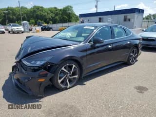 ✅ 2023 Hyundai Sonata SEL Plus • VIN: KMHL44J27PA290875 • Лот: 62953645. Опубликован ранее на Copart с пробегом 61 156 миль. Бесплатный доступ к архиву аукционных продаж из США и подробный отчёт об истории автомобиля на DreamBid. Изображение 1.
