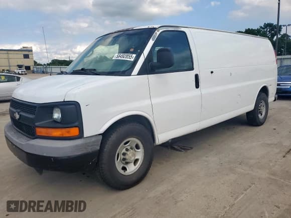 ✅ 2009 Chevrolet Express Cargo • VIN: 1GCGG29C791131307 • Lot: 58492855. Listed on Copart with 276,670 mi. Free auction sales archive from the USA and detailed vehicle history report at DreamBid. Image 1.
