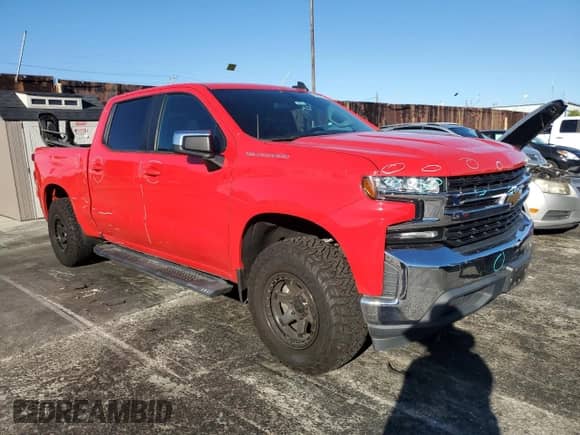 2020 Chevrolet Silverado 1500 LT with VIN 3GCPWCEDXLG197916, listed as a Copart auction lot 86848955 with 71,387 mi miles and Salvage title. Bid and sale history available at DreamBid. Image 4.