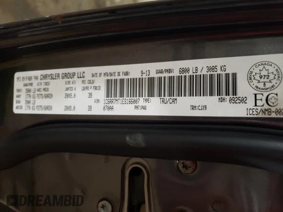 ✅ 2014 Ram 1500 Sport • VIN: 1C6RR7MT1ES166007 • Лот: 85324805. Опубликован ранее на Copart с пробегом 95 486 миль. Бесплатный доступ к архиву аукционных продаж из США и подробный отчёт об истории автомобиля на DreamBid. Изображение 12.