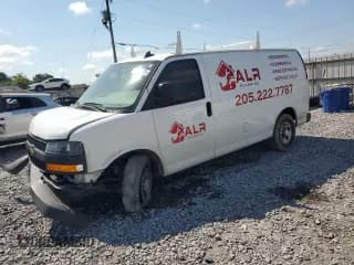✅ 2020 Chevrolet Express Cargo • VIN: 1GCWGAFP6L1139340 • Lot: 67928865. Listed on Copart with 110,714 mi. Free auction sales archive from the USA and detailed vehicle history report at DreamBid. Image 1.