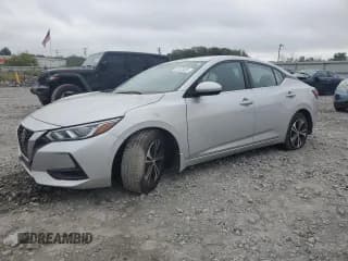 ✅ 2021 Nissan Sentra SV • VIN: 3N1AB8CV4MY291721 • Лот: 82150485. Опубликован ранее на Copart с пробегом 50 085 миль. Бесплатный доступ к архиву аукционных продаж из США и подробный отчёт об истории автомобиля на DreamBid. Изображение 1.