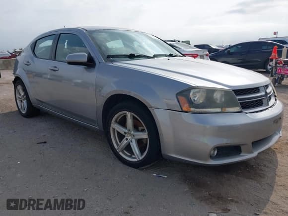 ✅ 2014 Dodge Avenger SXT • VIN: 1C3CDZCB0EN128143 • Lot: 43521337. Listed on IAAI with Not provided. Free auction sales archive from the USA and detailed vehicle history report at DreamBid. Image 1.