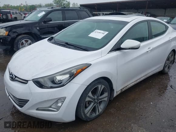✅ 2015 Hyundai Elantra Sport • VIN: KMHDH4AH7FU380358 • Lot: 42199758. Listed on IAAI with 114,348 mi. Free auction sales archive from the USA and detailed vehicle history report at DreamBid. Image 2.