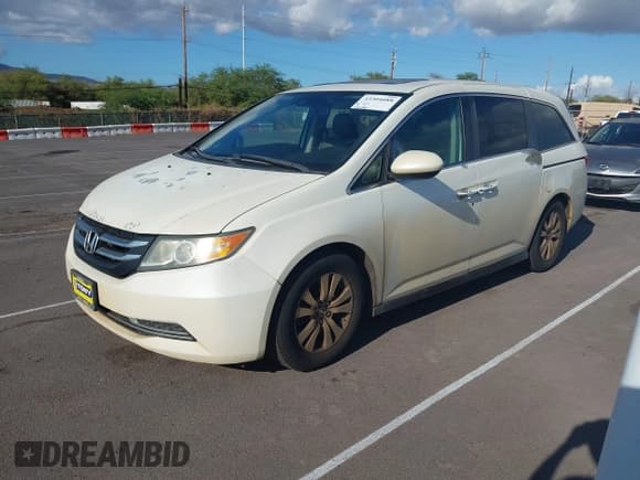 ✅ 2014 Honda Odyssey EX-L • VIN: 5FNRL5H67EB083570 • Лот: 43304088. Опубликован ранее на IAAI с пробегом 164 085 миль. Бесплатный доступ к архиву аукционных продаж из США и подробный отчёт об истории автомобиля на DreamBid. Изображение 2.