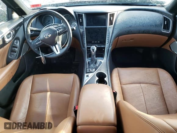✅ 2021 Infiniti Q50 Signature Edition • VIN: JN1EV7CRXMM755541 • Lot: 42777605. Listed on Copart with 47,436 mi. Free auction sales archive from the USA and detailed vehicle history report at DreamBid. Image 8.