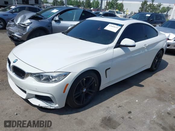 ✅ 2015 BMW 4 Series 428i • VIN: WBA3N7C55FK222364 • Lot: 42604632. Listed on IAAI with 108,157 mi. Free auction sales archive from the USA and detailed vehicle history report at DreamBid. Image 2.