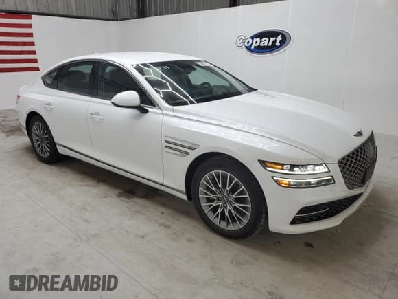 ✅ 2023 Genesis G80 2.5T • VIN: KMTGB4SC8PU197768 • Lot: 67732044. Wystawiony na Copart z przebiegiem 25 213 mil. Bezpłatny archiwum sprzedaży aukcyjnych z USA i szczegółowy raport historii pojazdu na DreamBid. Zdjęcie 4.
